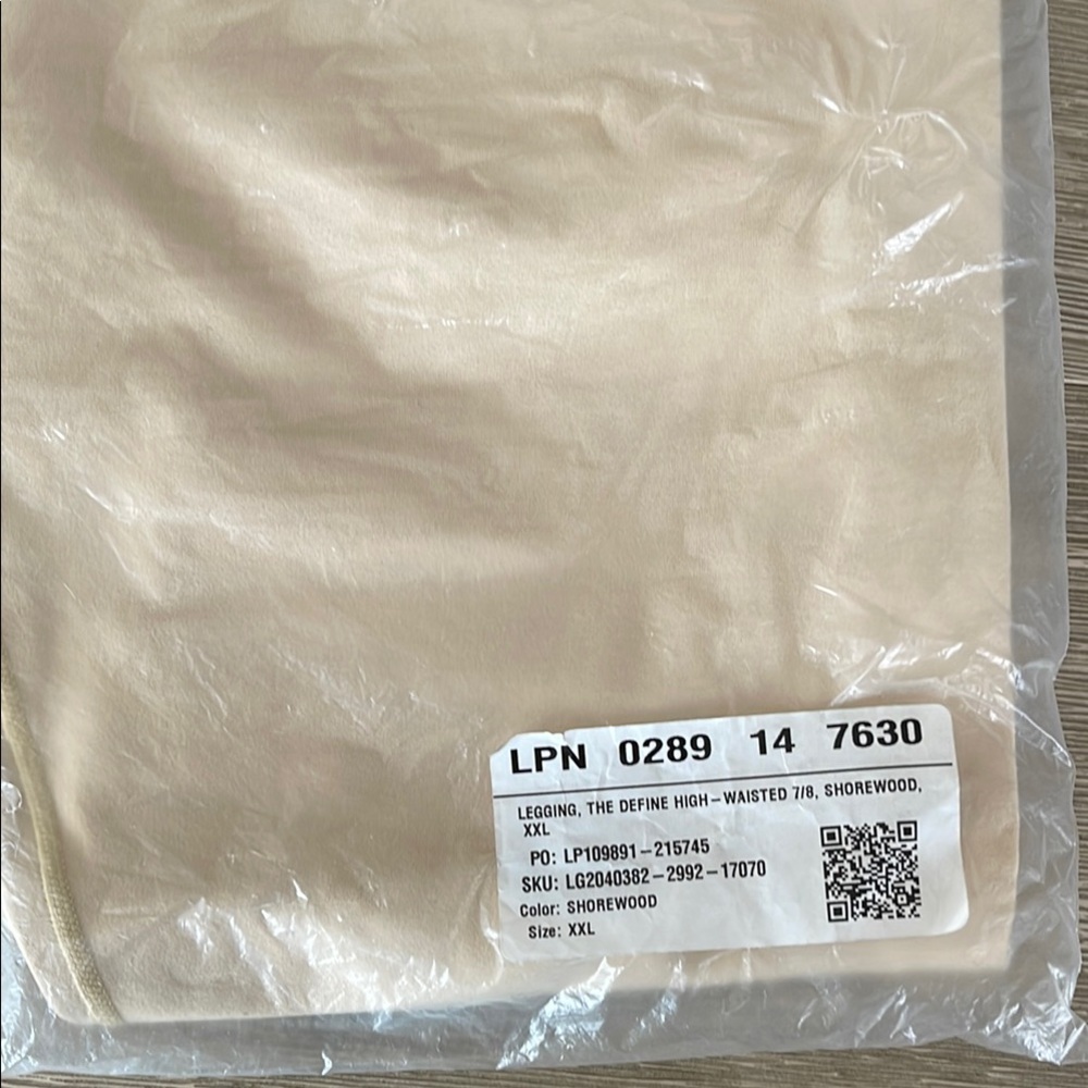 Define High-Waisted 7/8 Leggings XXL (beige)